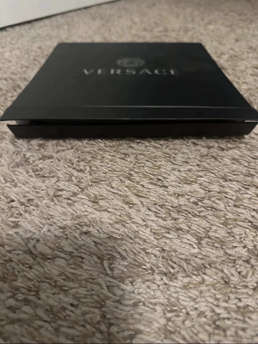 Versace White and Gold Designer Baby Bib Duo